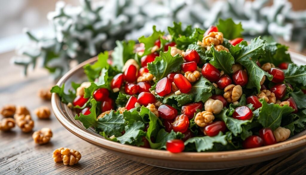 Kale and Pomegranate Winter Salad