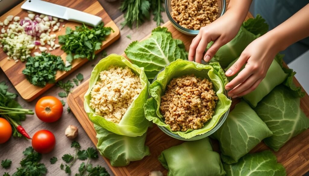 Stuffed Cabbage Rolls Preparation