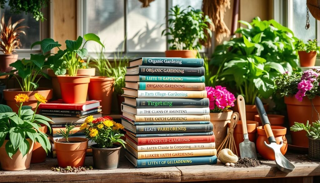 Organic gardening books