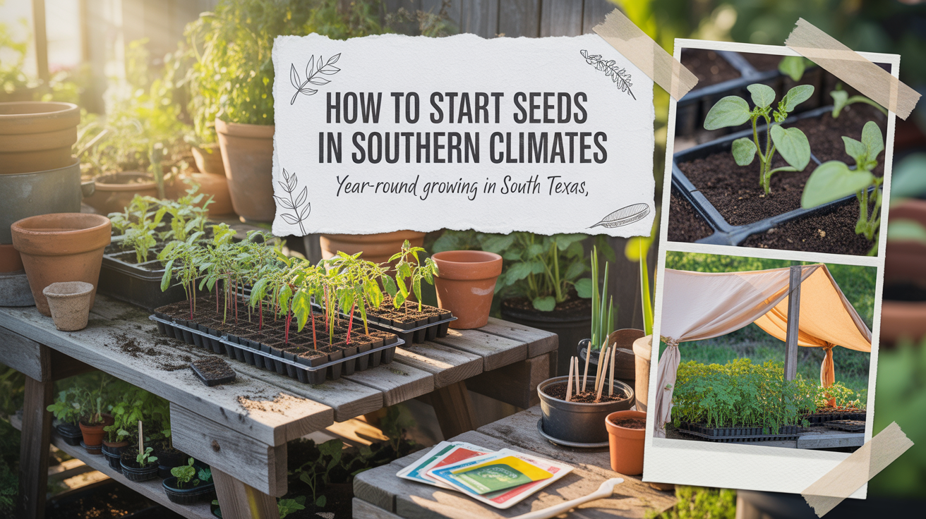 How to Start Seeds in Southern Climates: A Guide to Year-Round Growing in South Texas