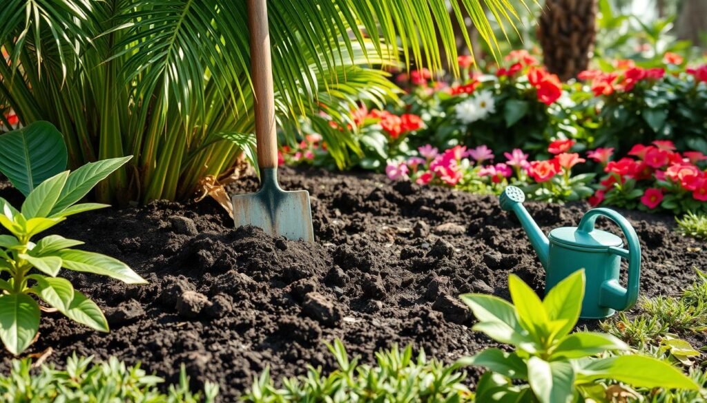 garden bed preparation