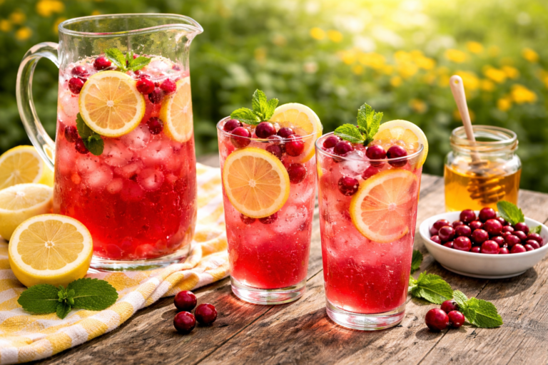Refreshing Cranberry Lemonade Spritzer Recipe