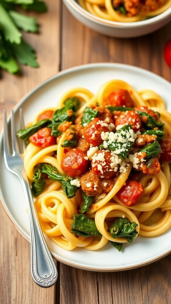 Delicious Kale and Sausage Ragu