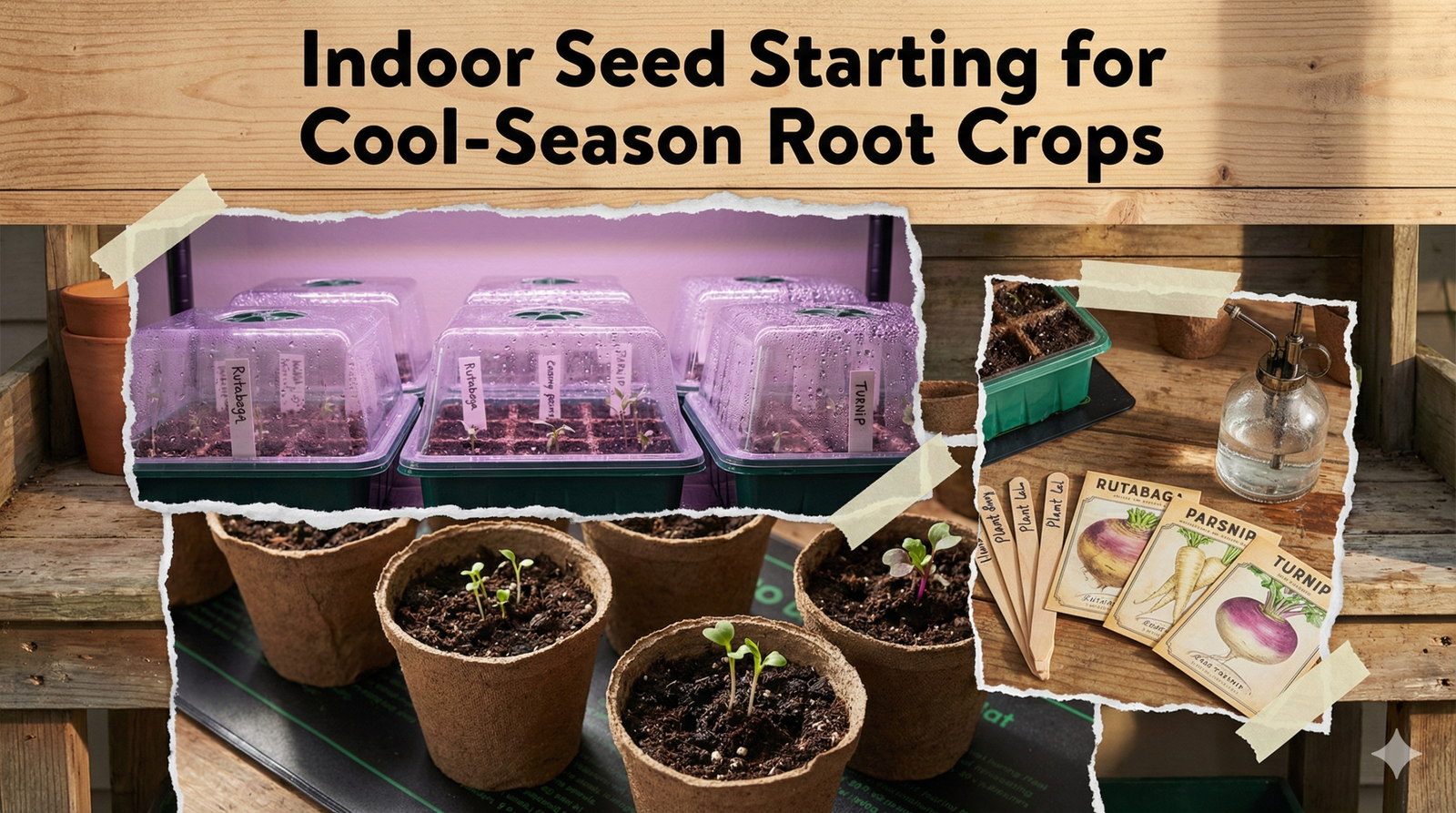 Indoor Seed Starting for Cool-Season Vegetables: How to Get a Head Start with Root Crops
