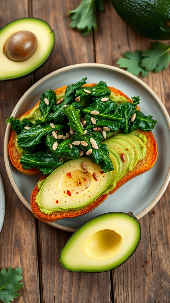 Delicious Kale and Avocado Toast Recipe