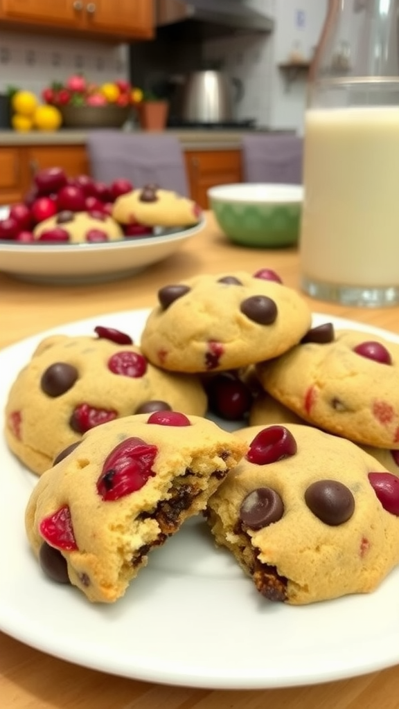 Delicious Cranberry Chocolate Chip Cookies Recipe