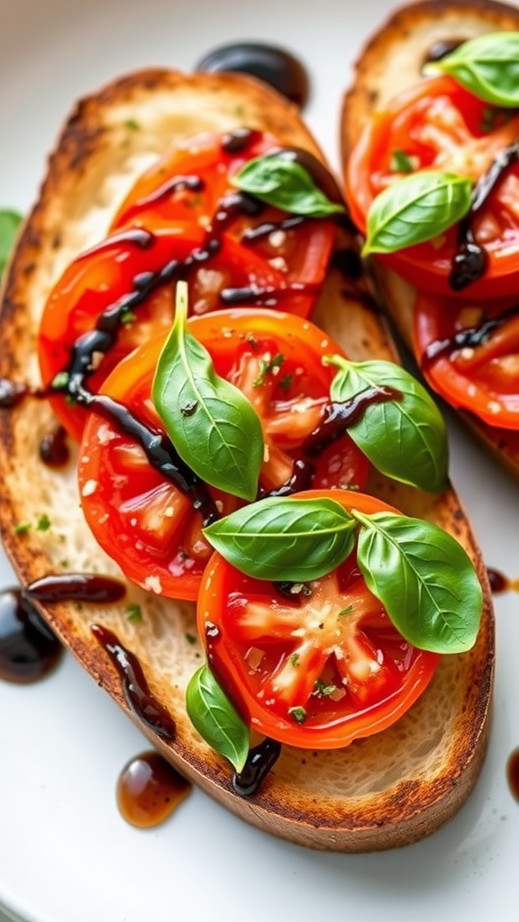 Flavorful Garlic-Infused Tomato Bruschetta Recipe