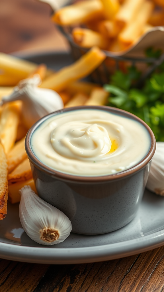 Creamy Garlic Aioli Dipping Sauce Recipe