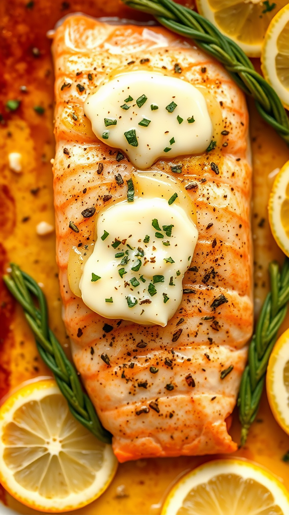 Delicious Garlic Butter Baked Salmon Recipe