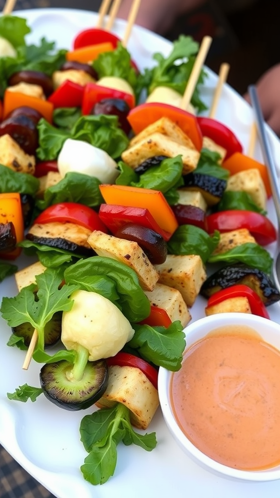 Zesty Grilled Sorrel and Vegetable Skewers Recipe