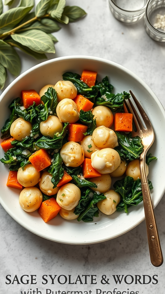 Savory Kale and Sweet Potato Gnocchi Recipe