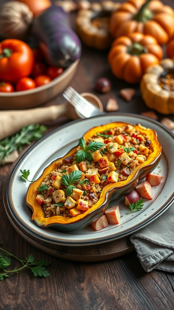 Flavorful Middle Eastern Stuffed Squash Recipe