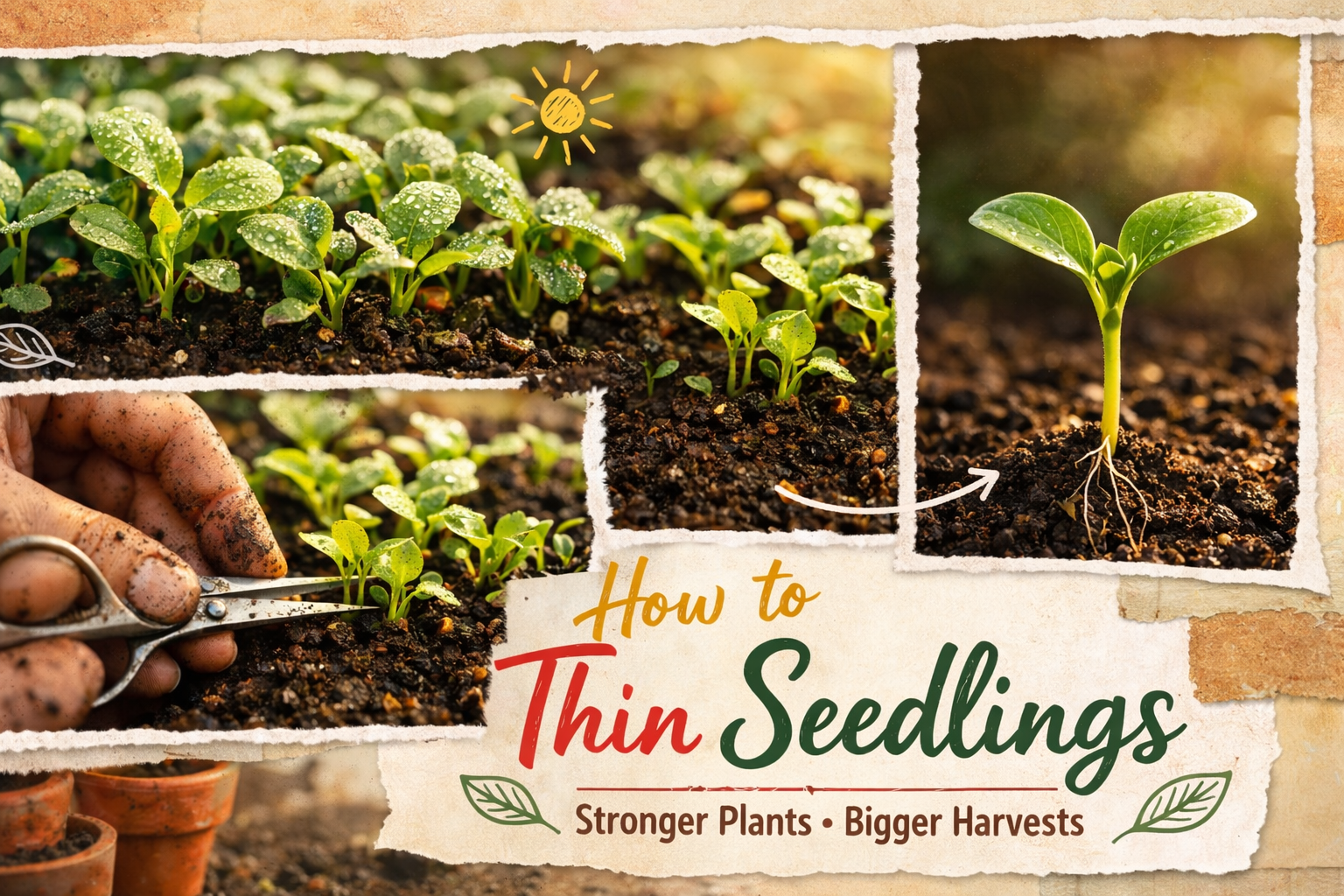 How to Thin Seedlings: A Beginner&rsquo;s Guide to Stronger Plants and Bigger Harvests