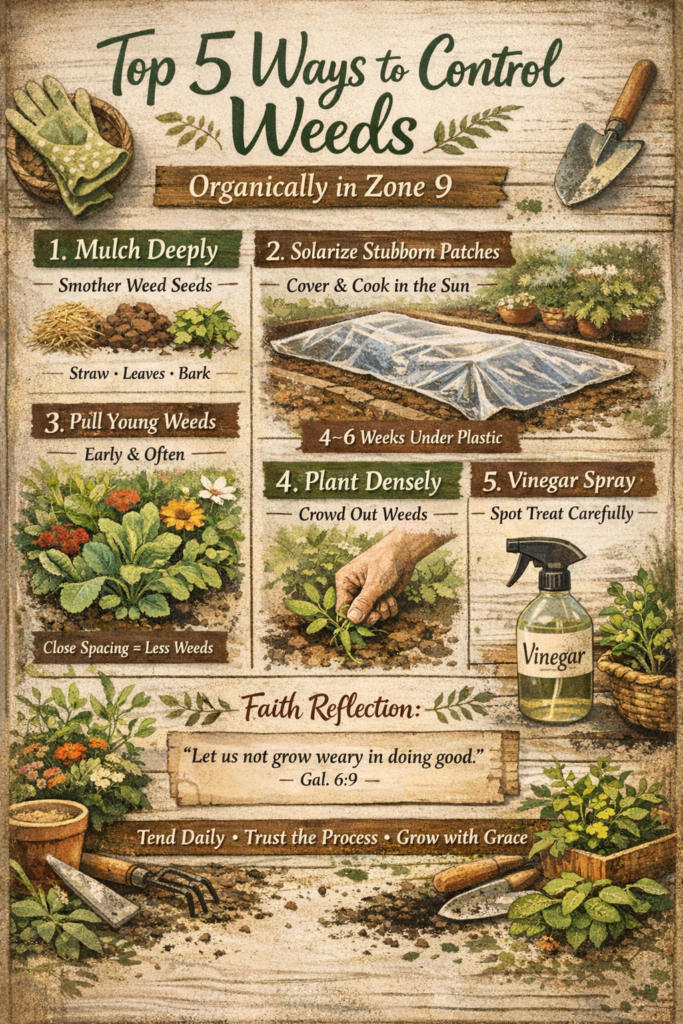 Top 5 Ways to Control Weeds Effectively and Organically