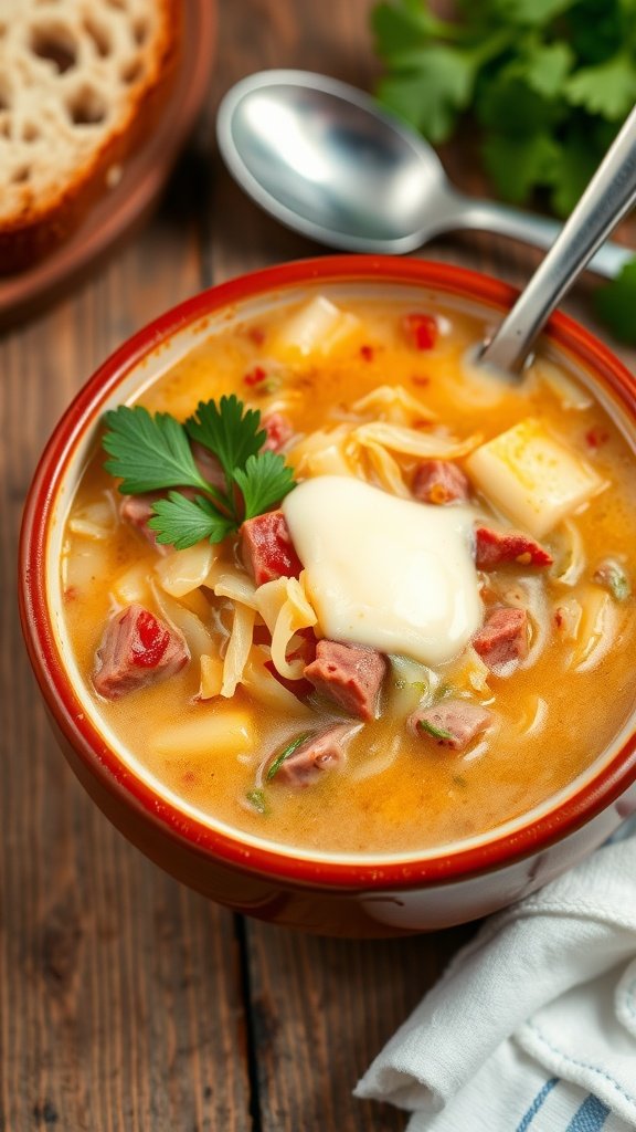 Hearty and Tangy Reuben Soup Recipe