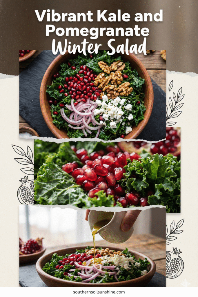 Vibrant Kale and Pomegranate Winter Salad