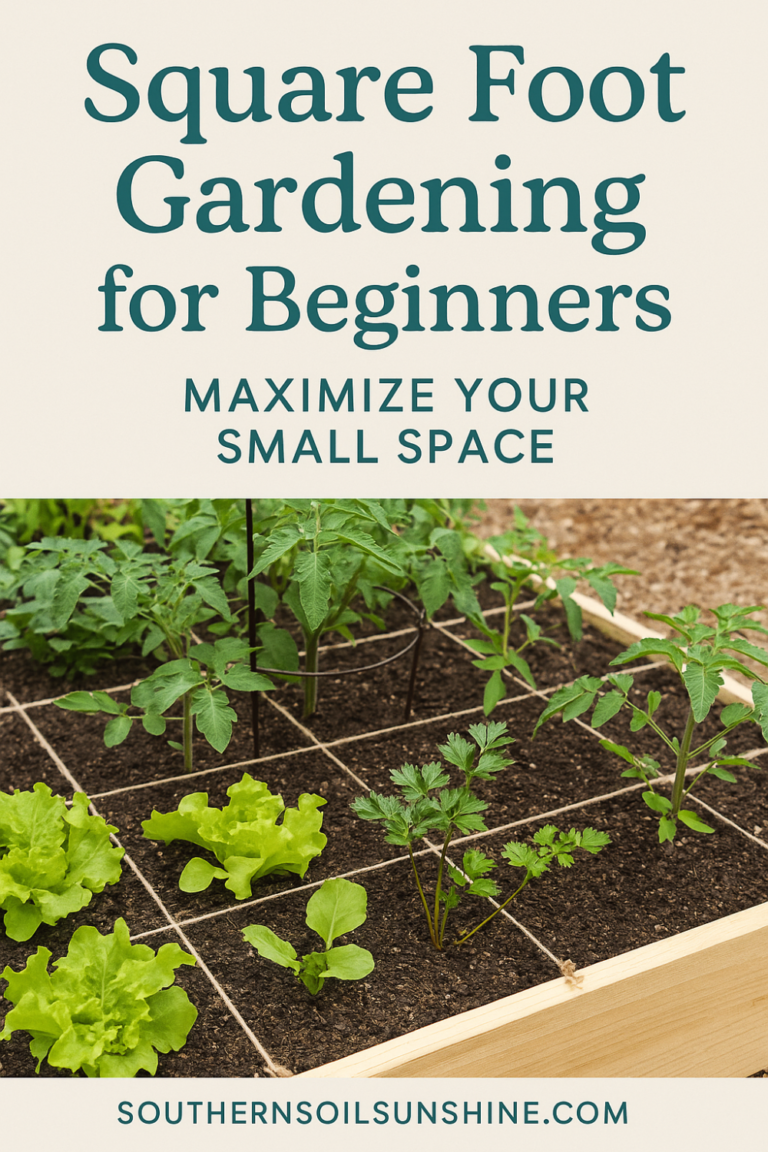 Square Foot Gardening for Beginners: A Simple Start