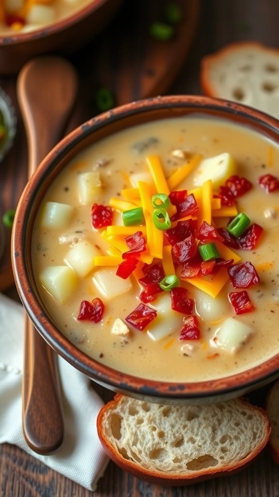 Comforting Bacon Cheeseburger Soup Recipe