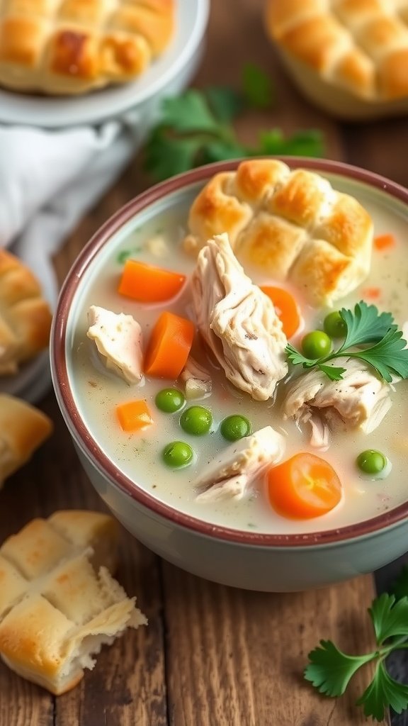 Comforting Chicken Pot Pie Soup Recipe