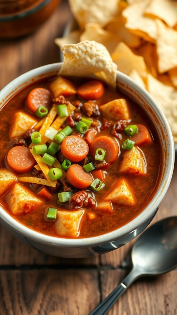 Chili Cheese Dog Soup Recipe