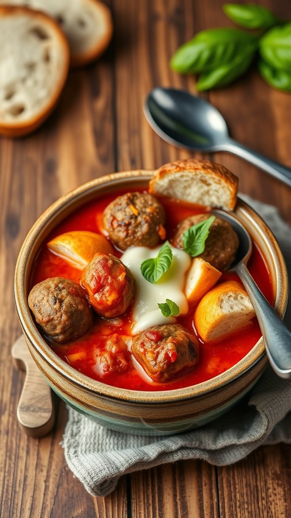 Savory & Flavorful Meatball Sub Soup Recipe