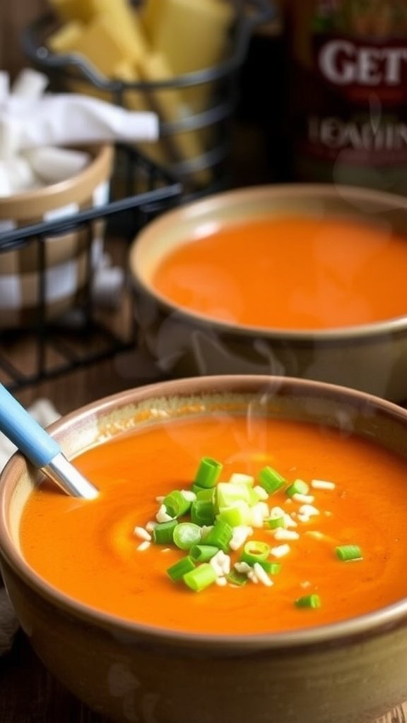 Spicy and Smooth Buffalo Chicken Soup Recipe