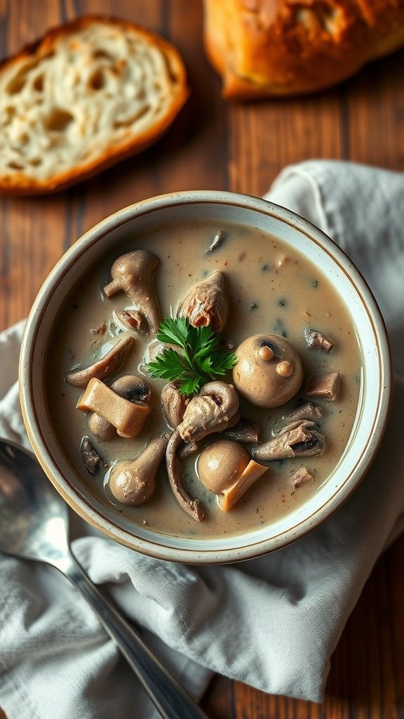 Rich and Creamy Beef Stroganoff Soup Recipe