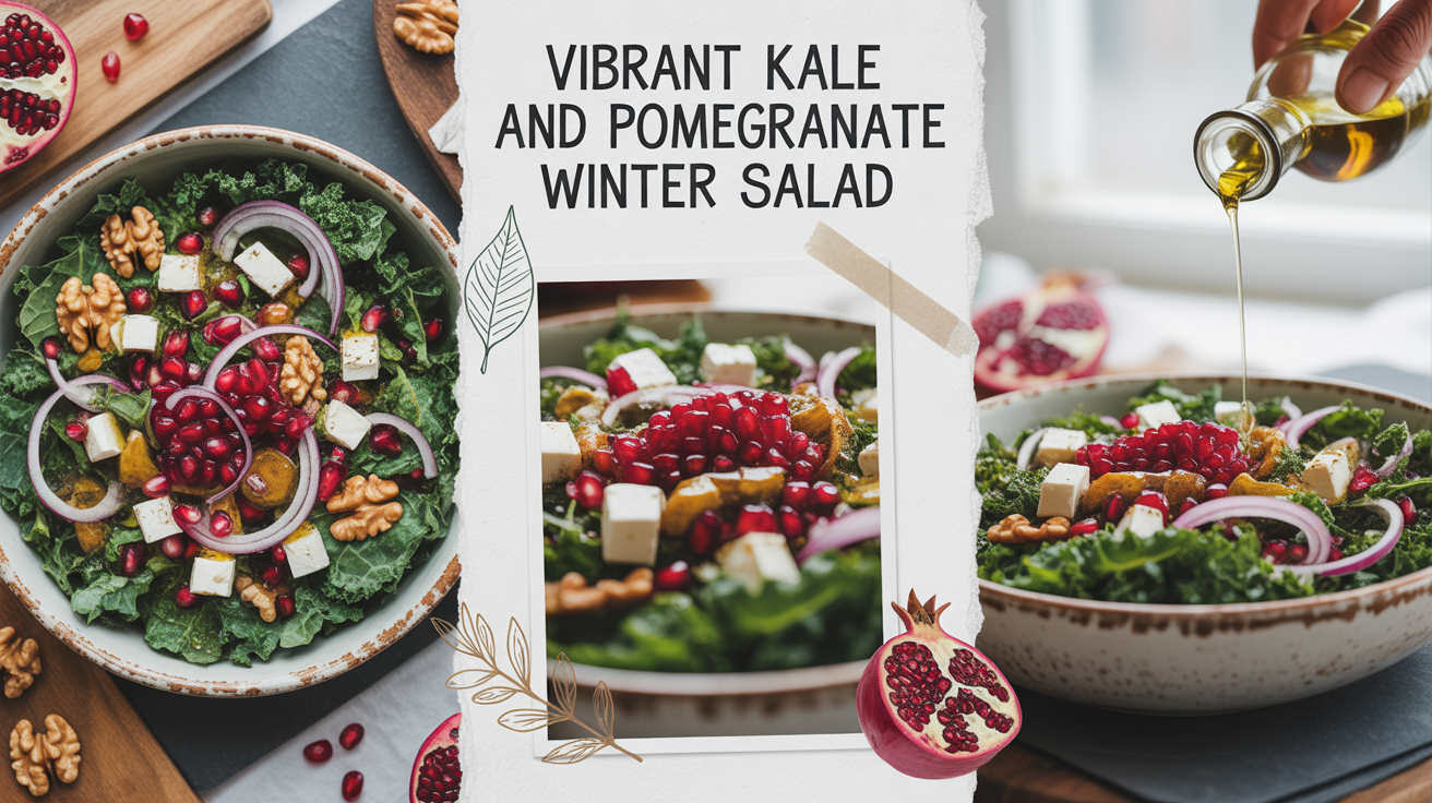 Vibrant Kale and Pomegranate Winter Salad