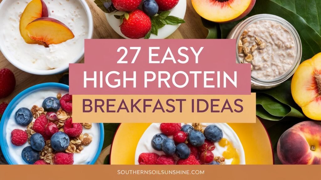 27 Easy High Protein Breakfast Ideas to Fuel Your Day