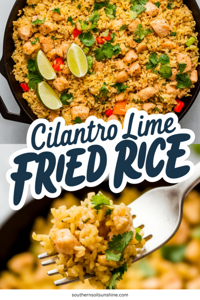 Garlic Cilantro Lime Chicken Fried Rice – A Fresh Twist on a Classic!