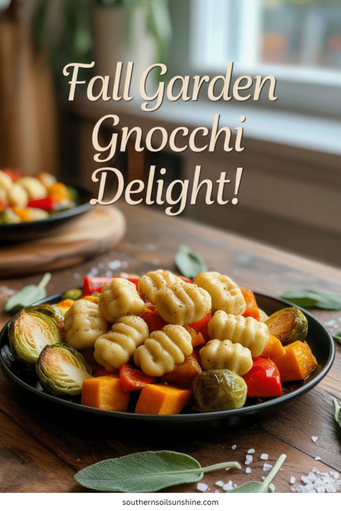 Fall Garden Sheet Pan Gnocchi with Roasted Veggies 🍂🥔🥕