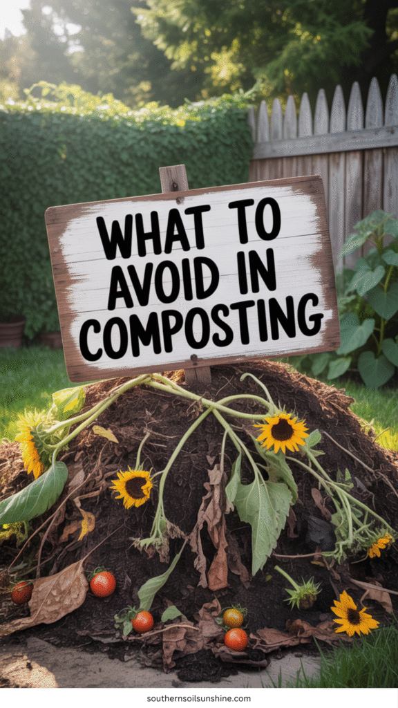 🌾 Composting End-of-Summer Plants: What to Avoid