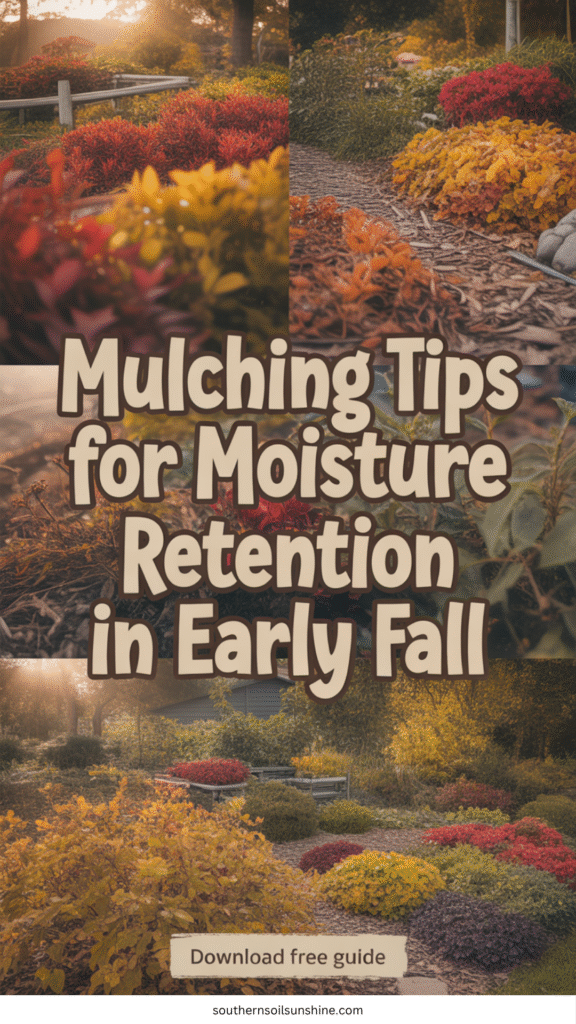 Mulching Tips for Retaining Moisture in Early Fall