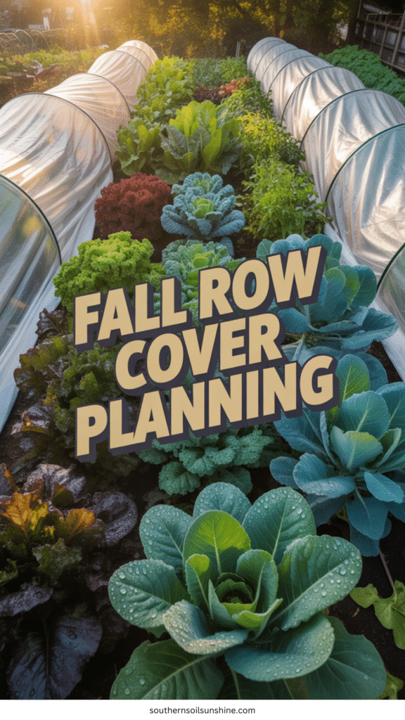 🛡️ How to Plan a Row Cover System for Fall