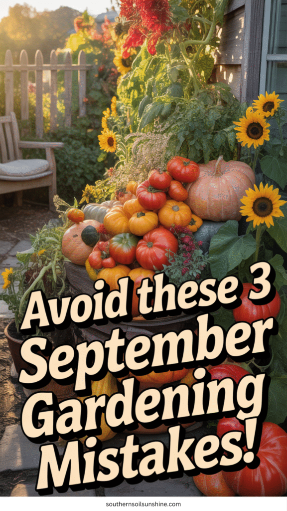 🌻 Top 3 Mistakes Gardeners Make in September
