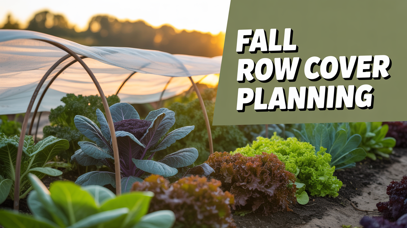 🛡️ How to Plan a Row Cover System for Fall
