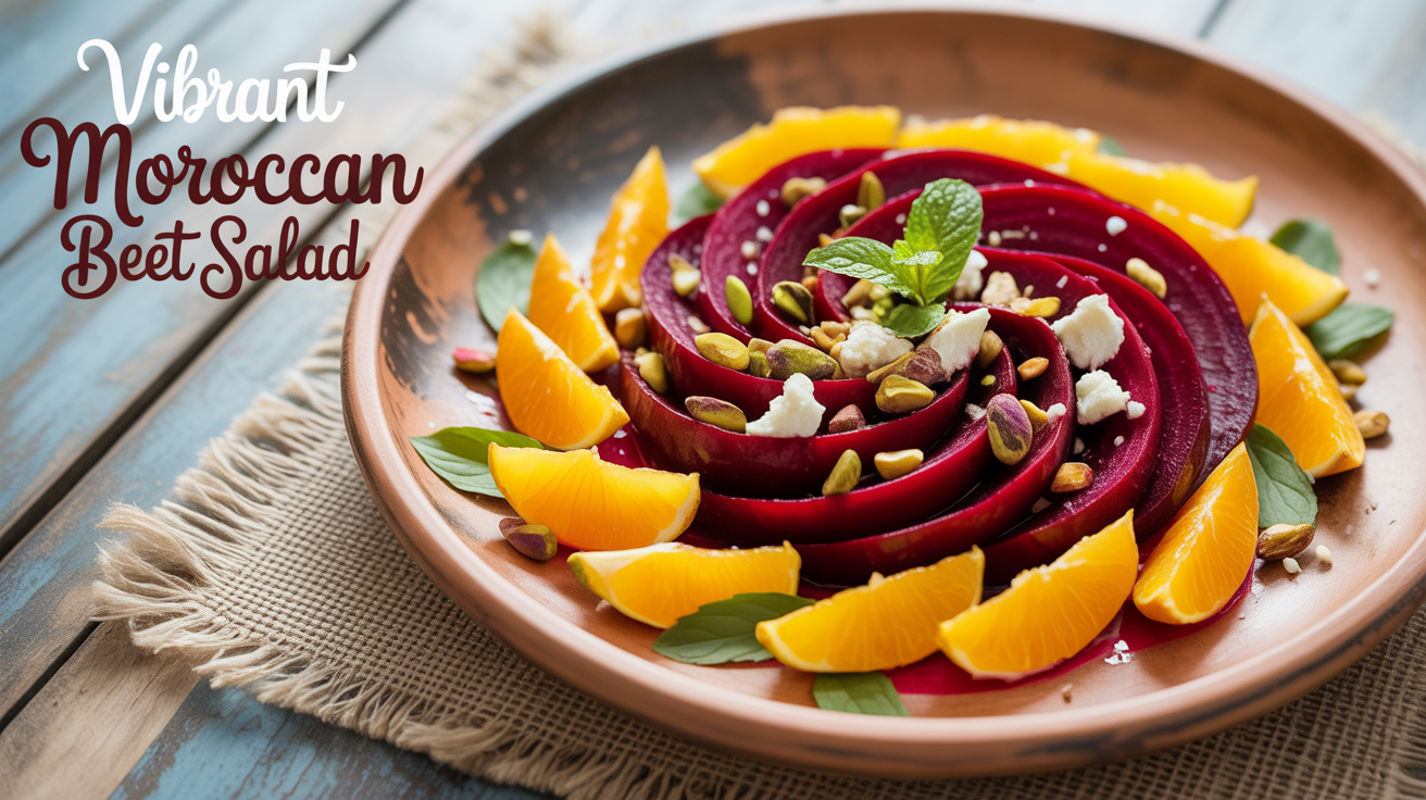 Vibrant Moroccan Spiced Beet and Orange Salad