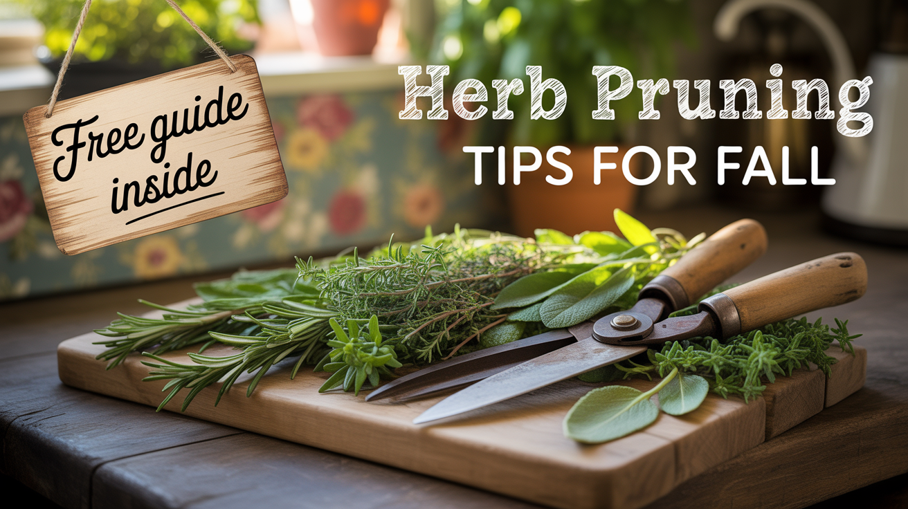 herb pruning tips
