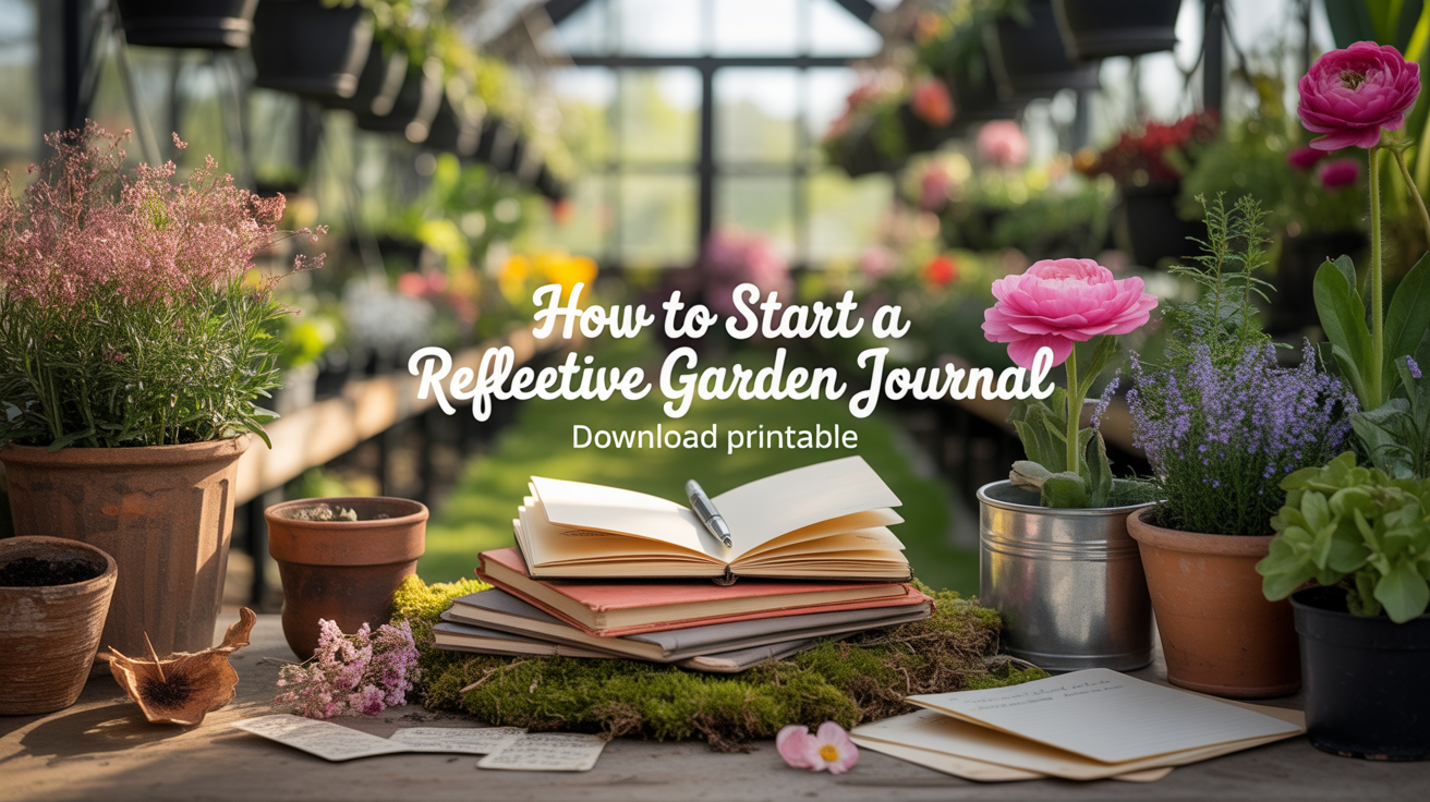reflective garden journal