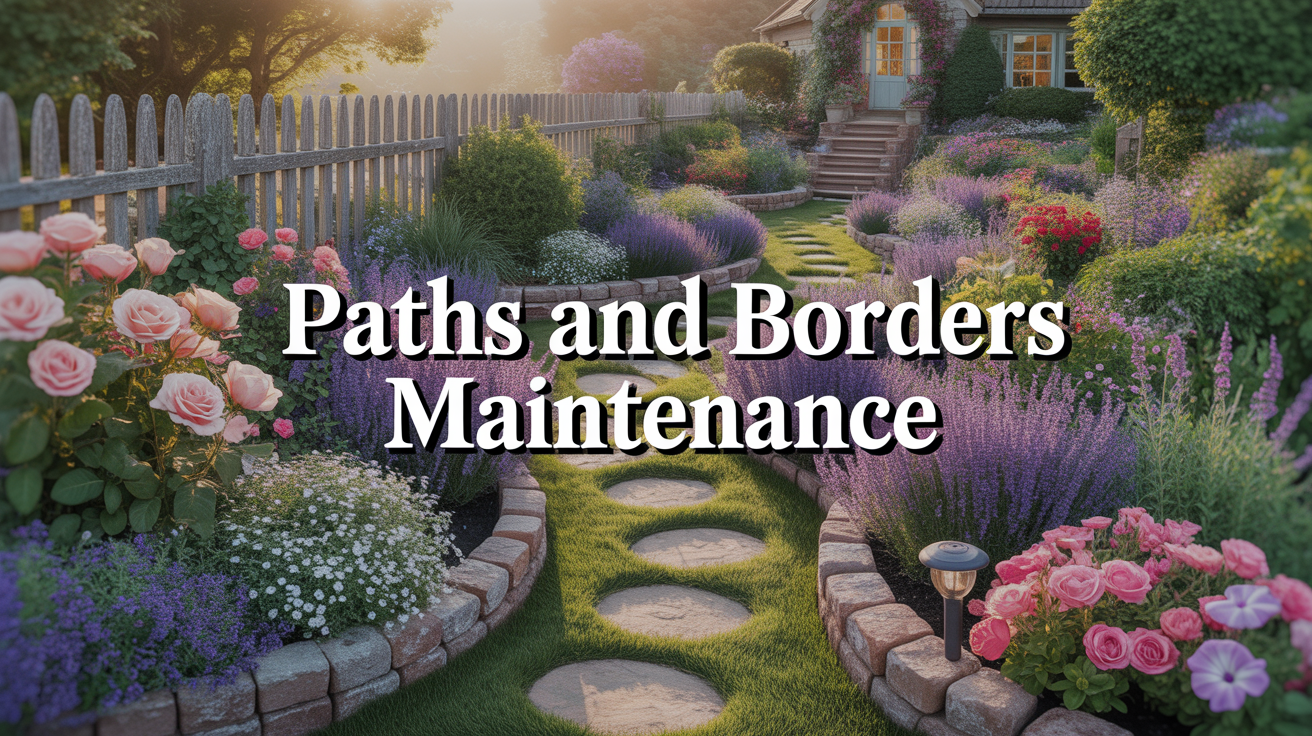 maintenance tips for paths and borders