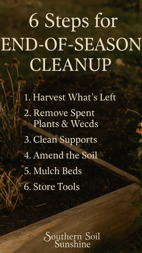 End-of-Season Fall Garden Bed Cleanup