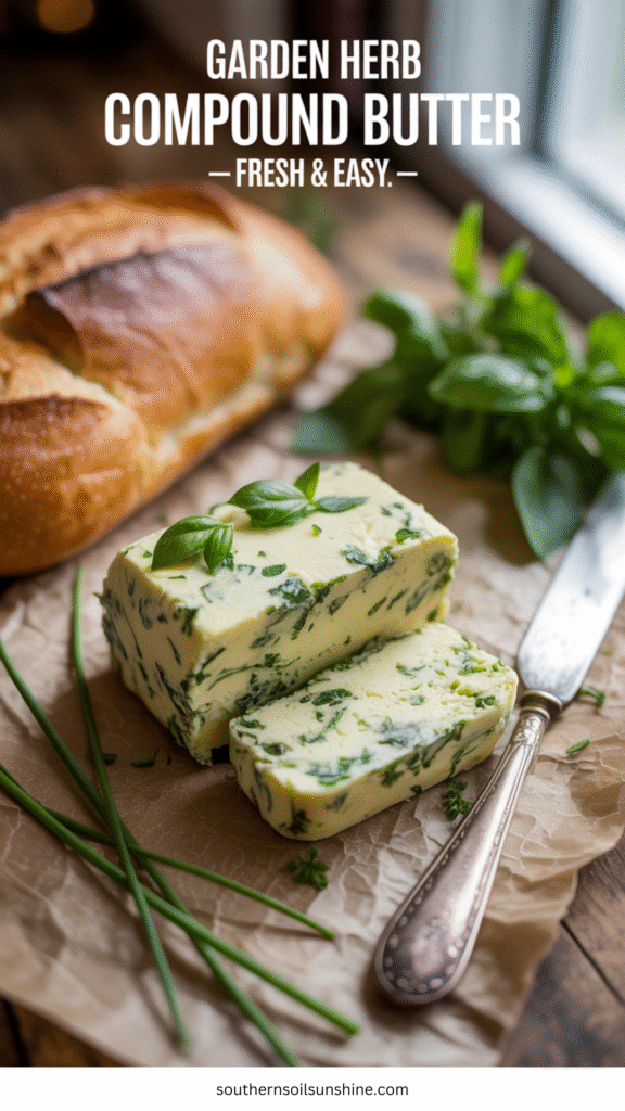 garden herb compound butter