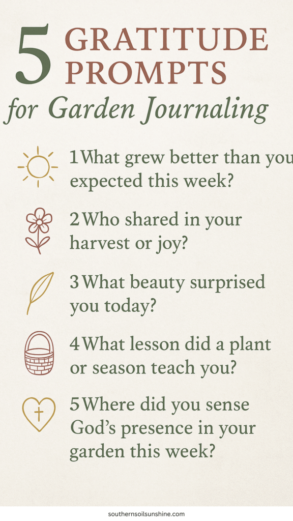 Gratitude Journaling for Gardeners