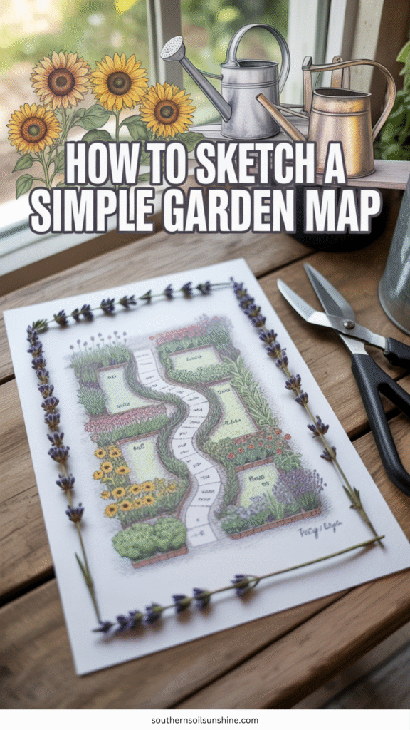 How to Sketch a Simple Garden Map