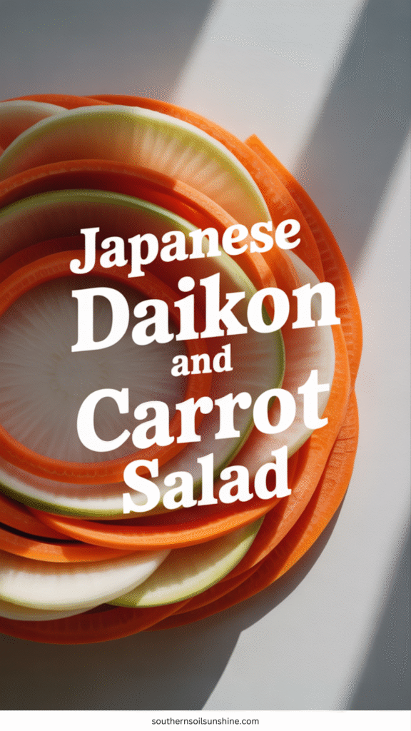 Japanese daikon and carrot salad