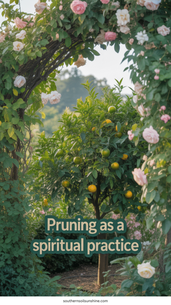 Pruning as a Spiritual Practice