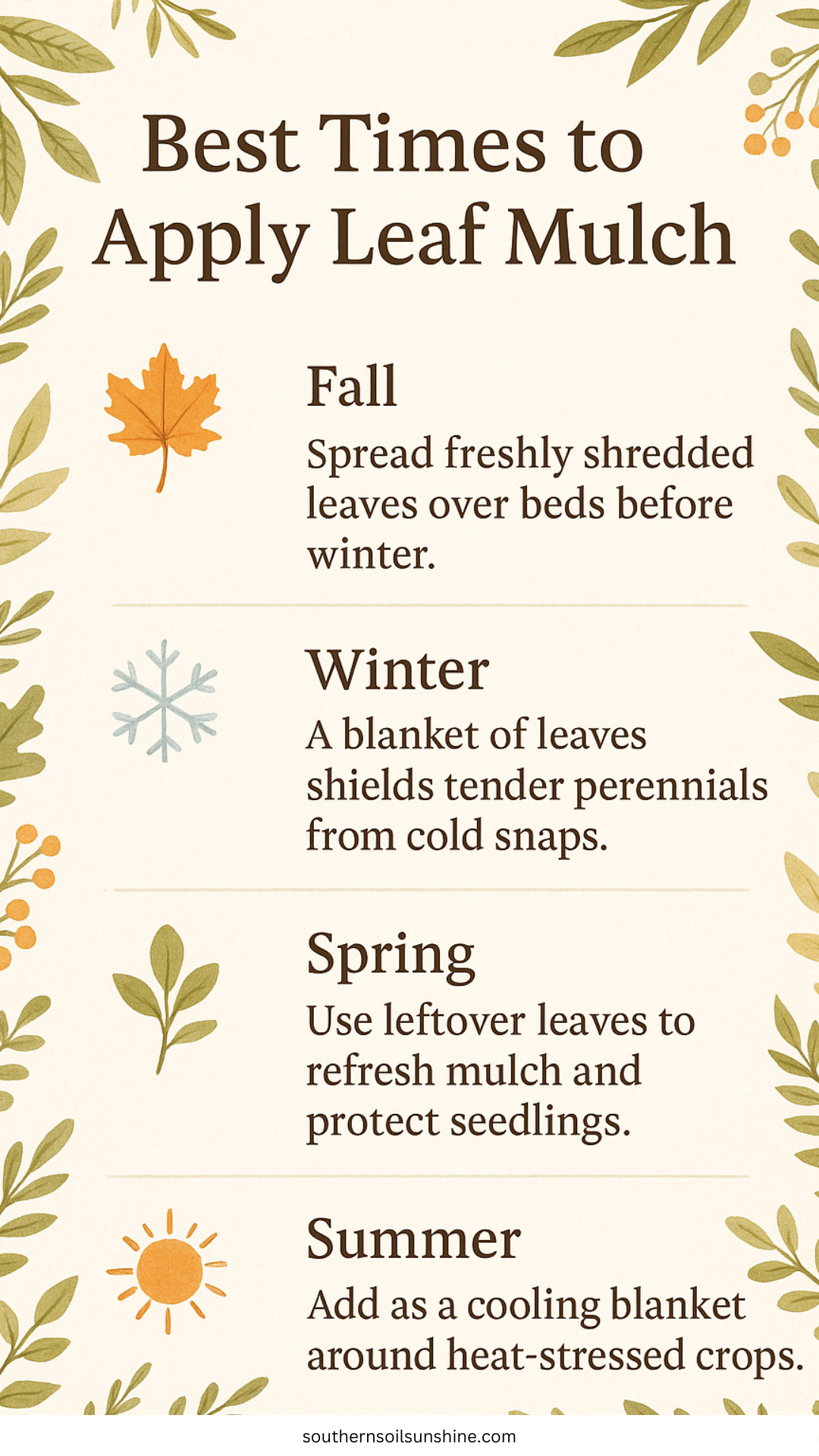 Why Leaves Make the Best Mulch