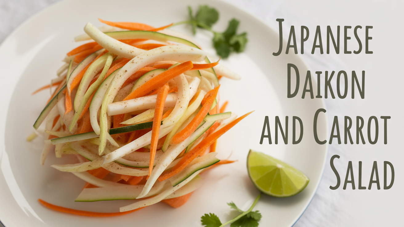 Japanese daikon and carrot salad