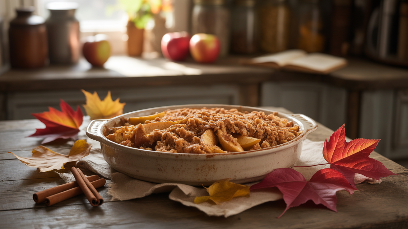 homemade apple crisp