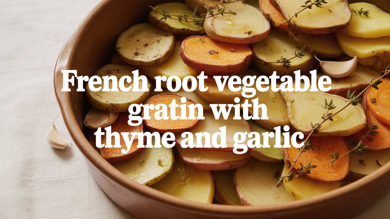 root vegetable gratin